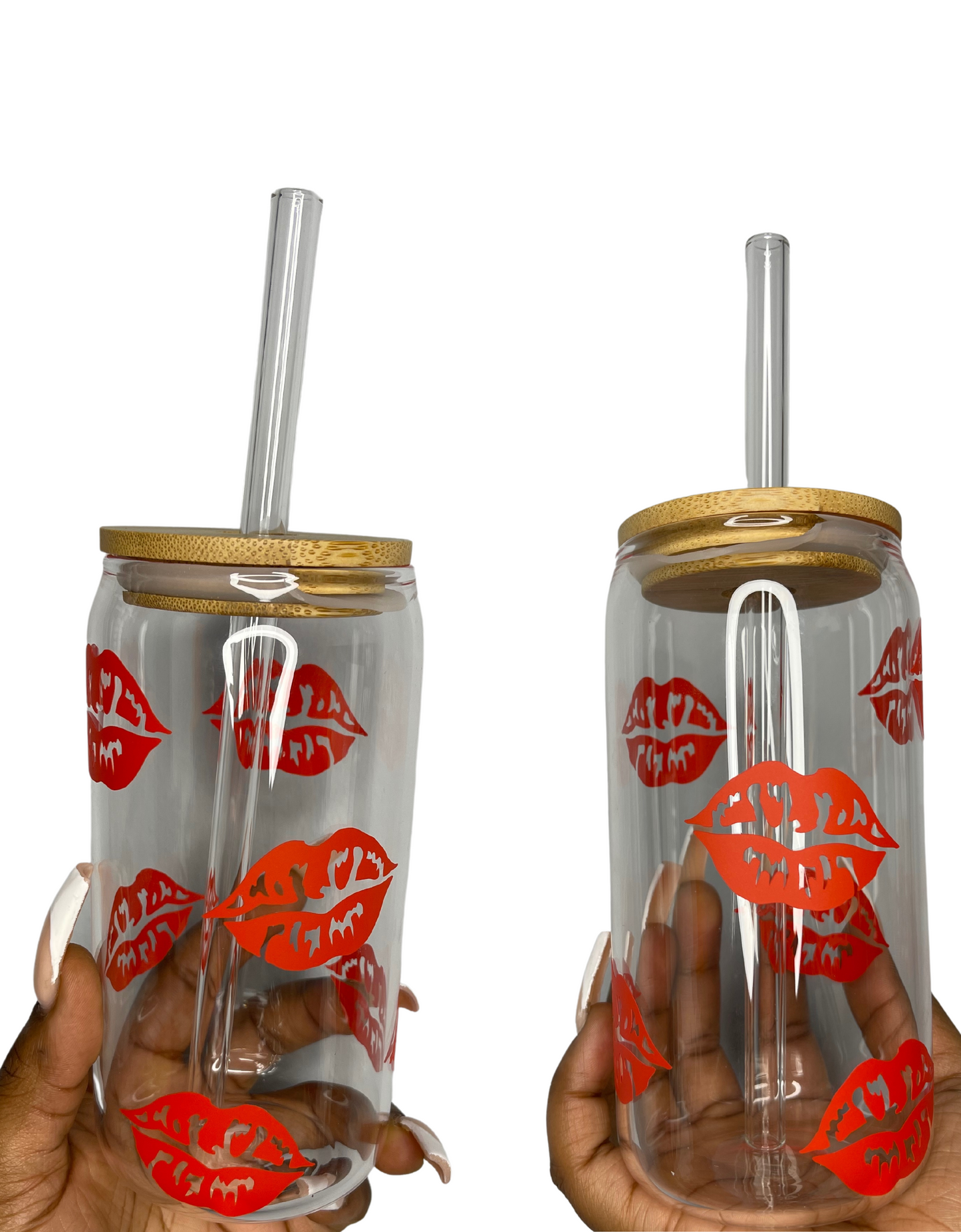 KISSY LIPS 2pc GLASS